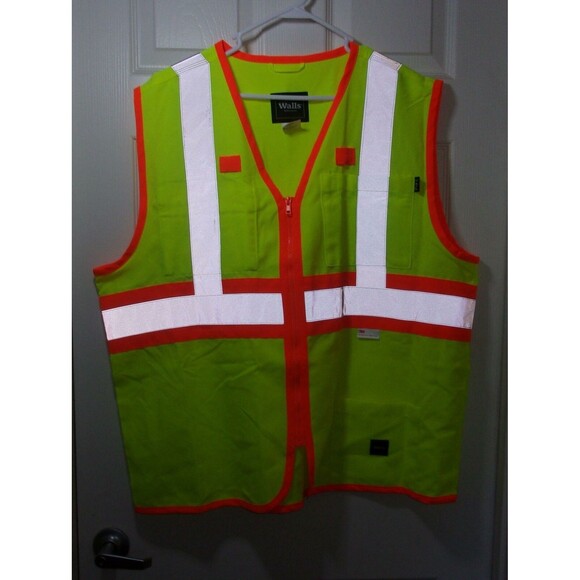 Walls Men's Ansi Ii Premium Safety Vest - Picture 3 of 5
